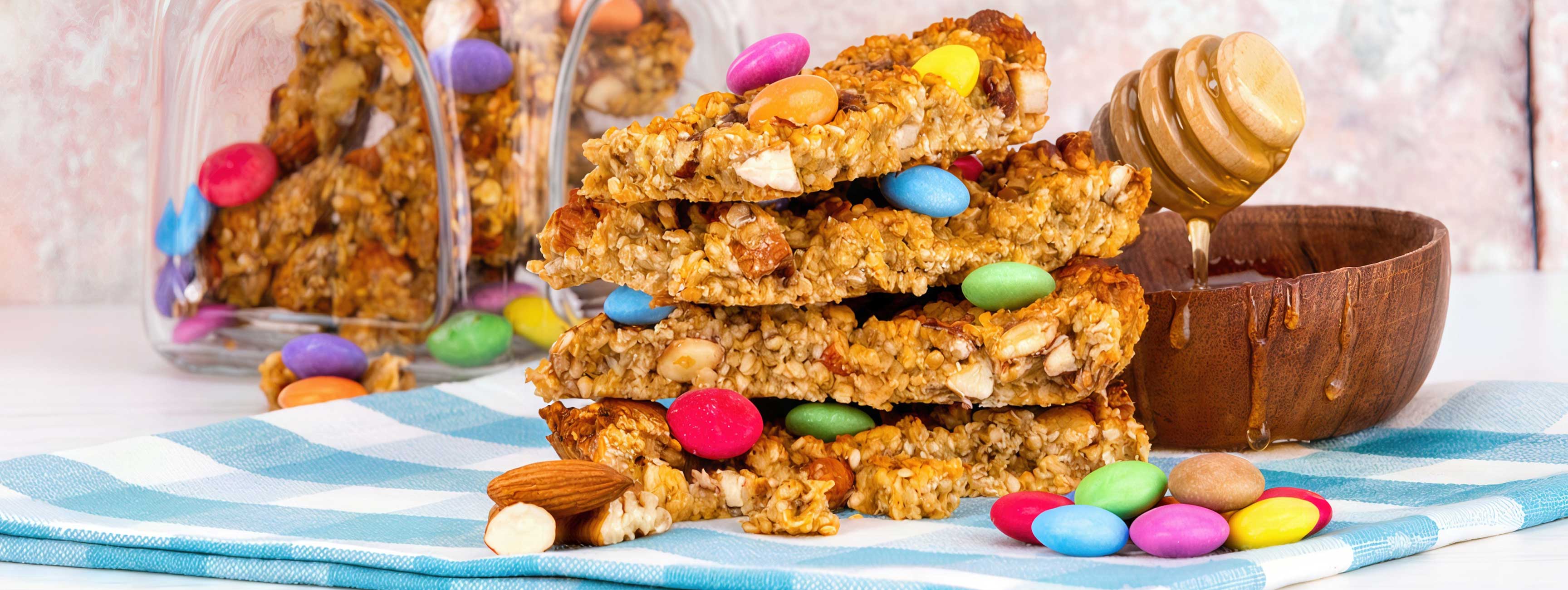 SMARTIES® Chocolate Cereal Bar with Nuts Recipe | Nestlé Confectionery