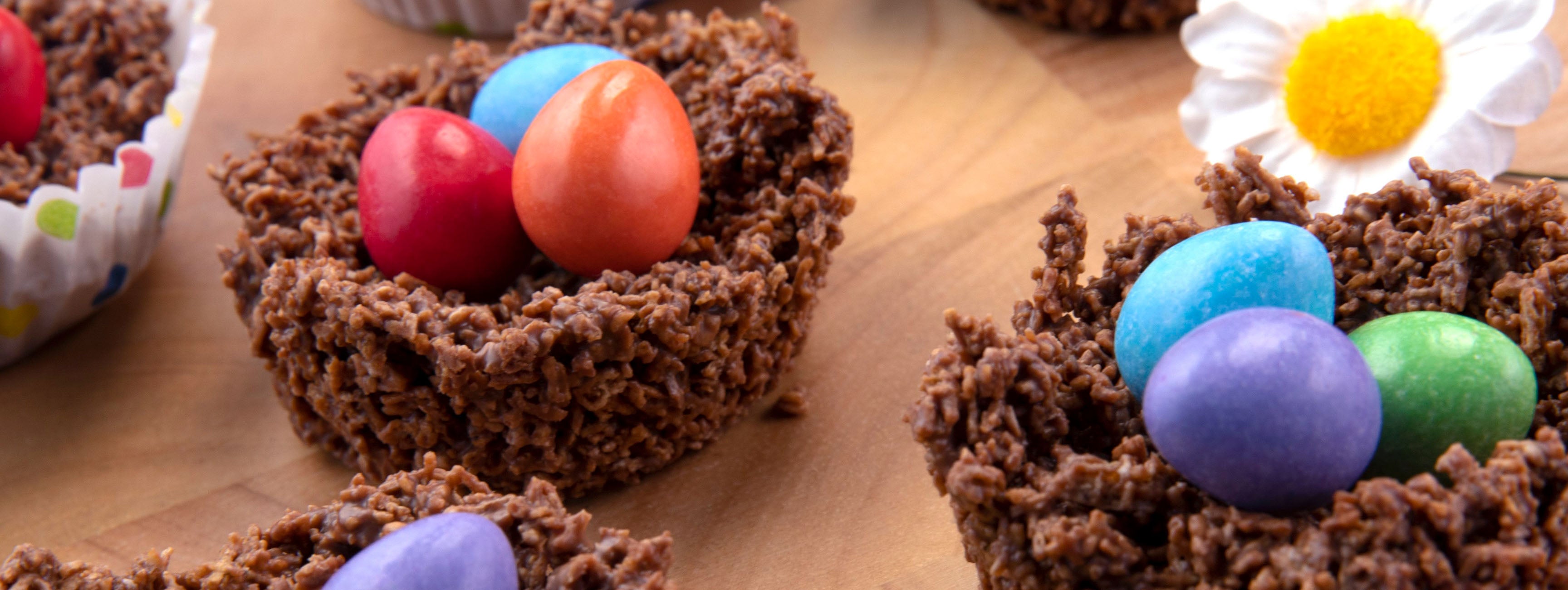 Chocolate Cornflake Nests with Smarties® | Nestlé Confectionery
