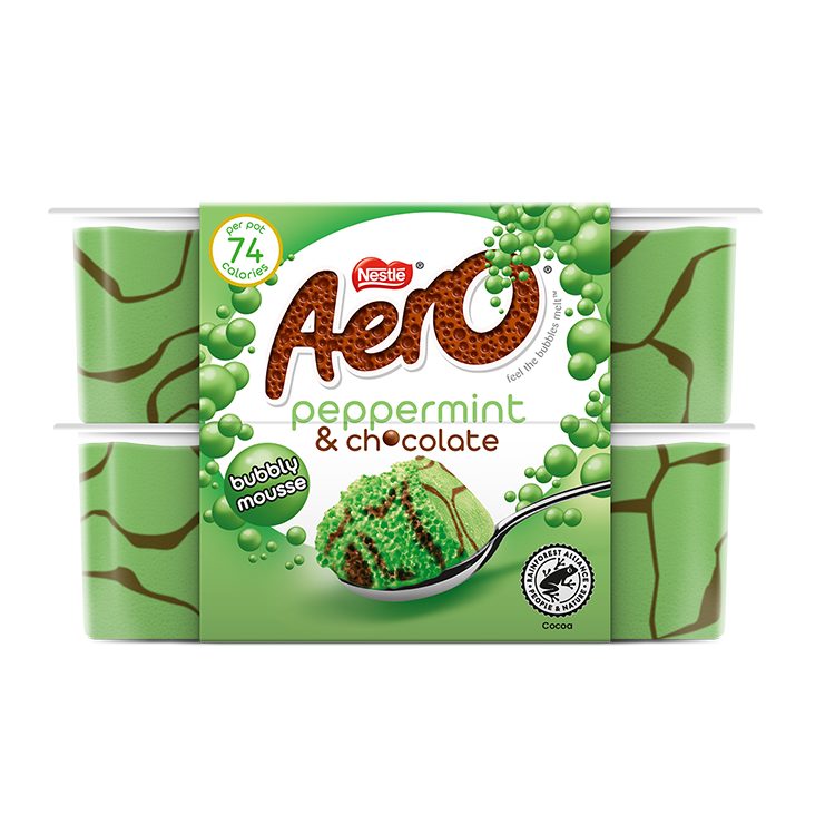 Aero Peppermint & Chocolate Mousse 4x58g - Mobile