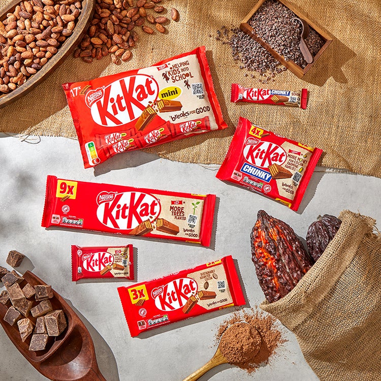 Packaging Timeline - Entire KITKAT range now recyclable