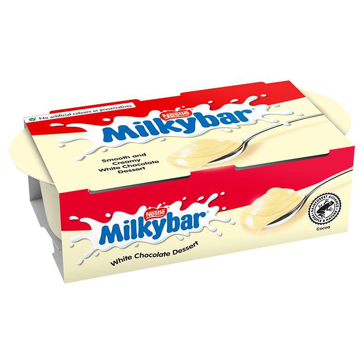 Milkybar White Chocolate Dessert 2 x 65g - Mobile Image
