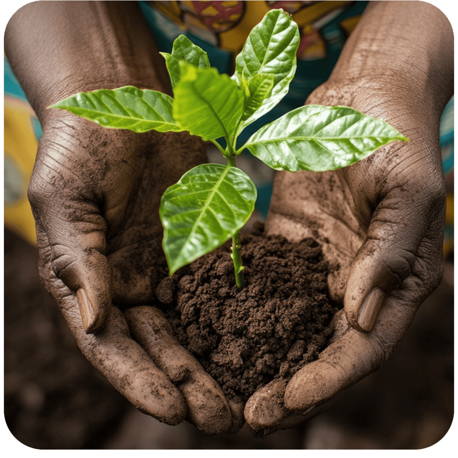 Better Farming - Hands Cupping Seedling