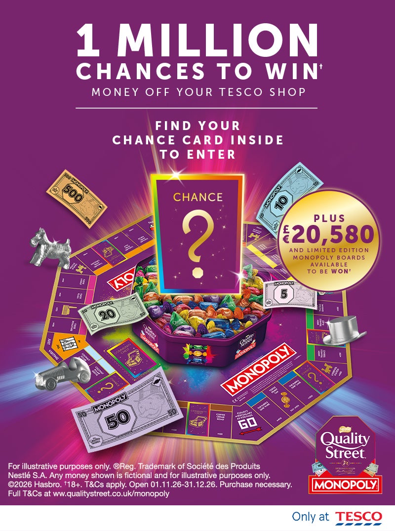 Campaign Quality Street Tesco 2026 - Mobile