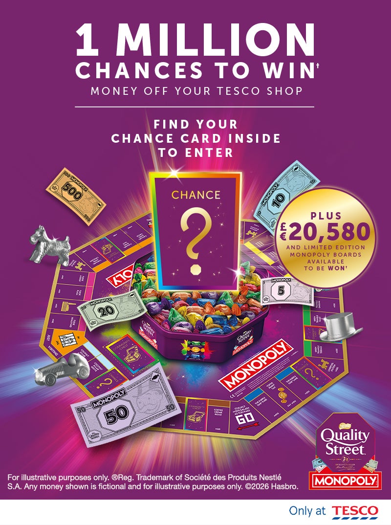 Campaign Quality Street Tesco 2026 - Mobile