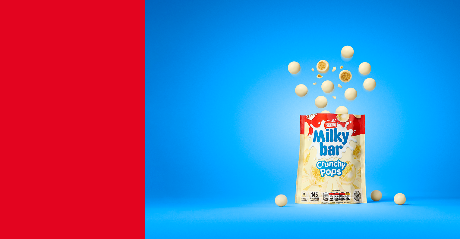 Milkybar hero image crunchy pops