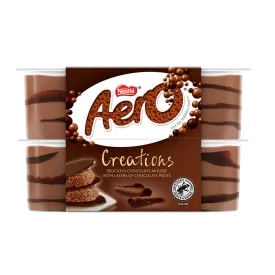 Aero Creations Milk Chocolate Mousse 4x57g - Mobile