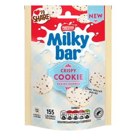 Milkybar Buttons Crispy Cookie White Chocolate Sharing Bag 86g - Mobile Image