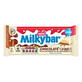 Milkybar Chocolate Crumble White Chocolate Bar 84g - Mobile Image