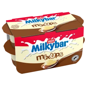 Milkybar Mixups White & Milk Chocolate Dessert 4 x 65g - Mobile Image