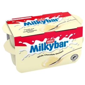 Milkybar White Chocolate Dessert 4 x 65g - Mobile Image