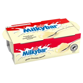 Milkybar White Chocolate Dessert 2 x 65g - Mobile Image