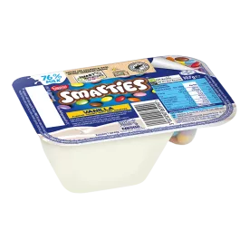 Smarties Vanilla Flavour Yogurt with Mini Smarties 107g - Mobile Image