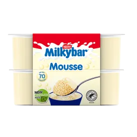 Milkybar White chocolate Mousse 4 x 55g - Mobile Image