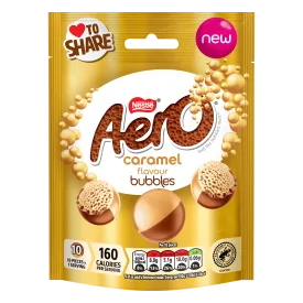 Aero Bubbles Caramel Flavour Chocolate Sharing Bag 92g