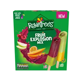 Rowntrees Fruit Explosion Mix multipack