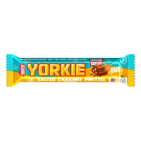Yorkie Salted Caramel Pretzel Milk Chocolate DUO Bar 66g